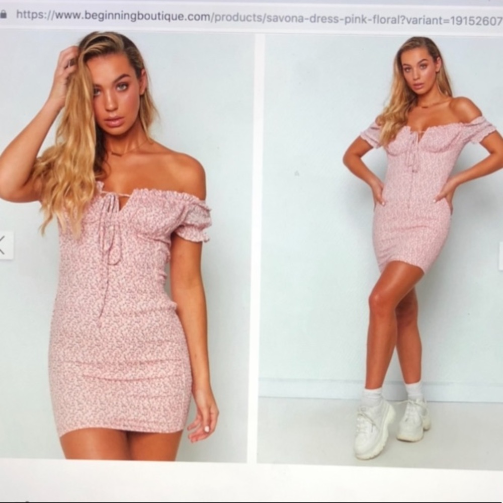 Beginning Boutique: Pink Savona Dress